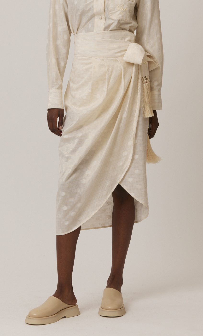 Shwetambari - Shop Luxury Silk Skirts