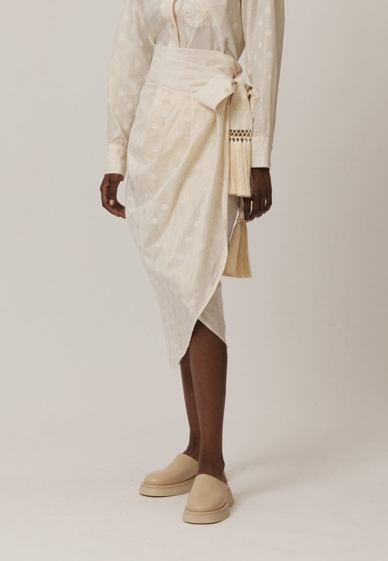 Shwetambari - Shop Luxury Silk Skirts