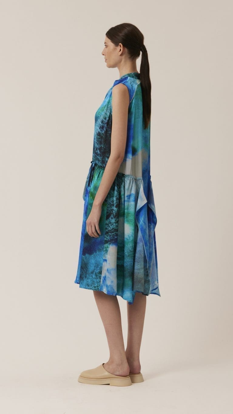 Shwetambari Shop Silk Sups Dress